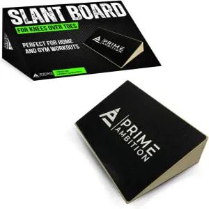 종아리 스트레칭을 위한 프리미엄 무릎 위의 발가락 경사 보드 - 운동 능력 스쿼트용 훈련 경사면이 없는