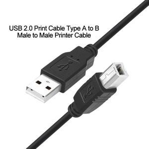 USB 2.0 프린팅 케이블 호환  HP 호환 라벨 프린터 DAC rinter 용  A-B 남성-남성
