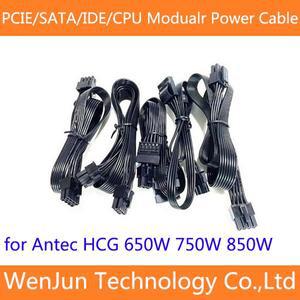 Antec HCG 850W Gold Modular 용  PCI-E 62pin  CPU 8Pin44 4 SATA IDE 전원 공급 장치 케이블