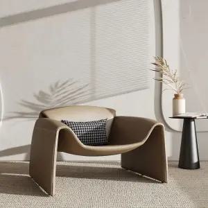 1인 허리베개 카페 미니멀리스트 싱글 테이블 가죽