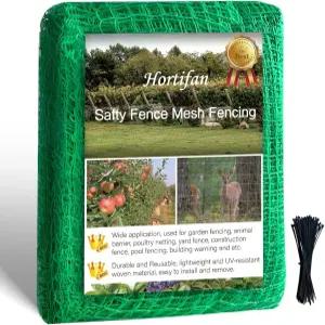 호르티판 임시 울타리 플라스틱 그물 4피트 x 30피트 정원 새 안전 눈 사슴 애완동물 토끼 닭 개 동물