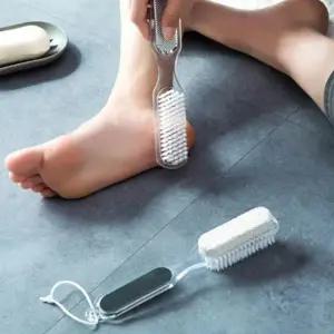 세신사 각질 발바닥 제거솔 브러쉬 묶은때 발마사지