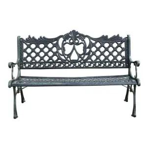 카페야외벤치 야외 등받이 철제 공원 엔틱 의자 정원