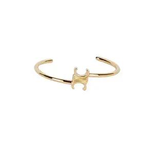 MUST IT_ 460PQ6BRA 35OR 트리오페 애시메트릭 커프 팔찌