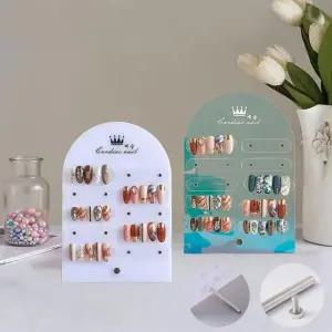 네일아트 자석아크릴판 장착 마그네틱 전시아트판 중