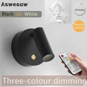 충전식 LED 스포트라이트 터치 스위치 다운라이트 조도 조절 가능 5V USB 침대 옆 램프 거실 주방 실내 장