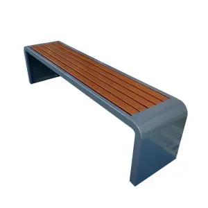 야외용 의자 평벤치 컬러 프레임 아파트 버스정류장 정원