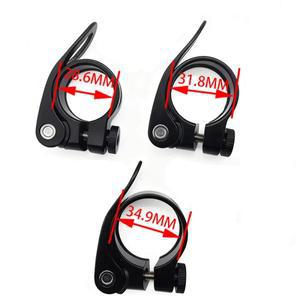 28.631.834.9mm 자전거 하드웨어 도구 시트포스트 클램프 산악 고정 클립 퀵 릴리즈 시트 튜브