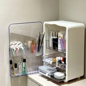 수납 화장대 화장품정리함 조명 케이스 선반 미니화장대