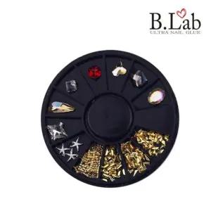 - 네일 파츠재료 스톤아트 크리스탈 큐빅 참메탈파츠 장식