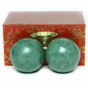 브라부드 1.57인치 마블 그린 바딩볼 중국 운동 마사지볼 스트레스 해소 손 BS023