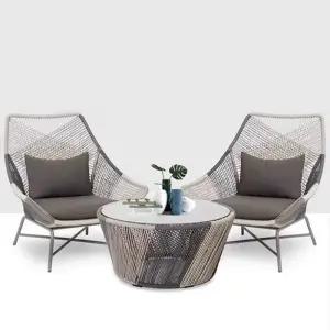 라탄 테라스 의자 카페 야외용 해변 쇼파 인테리어