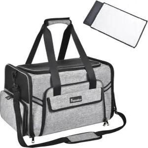 소형 중형 고양이 강아지를 위한 펫몰리코 캐리어 소프트 사이드 펫 백 16LB - 항공사 승인 반려동물 여행