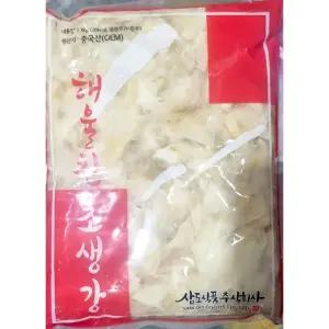 해울초생강 ( 백색 1.3K) X10초 백초 일식초 초절임 장아찌 일절임 초장아찌