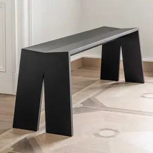 긴의자 소나무 미술관 매트블랙 블랙 원목벤치 뉴질랜드