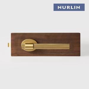Nurlin 황동 널링 내부 장붓 구멍 도어 잠금 장치 더미 통로 개인 정보 보호 유럽 북미 구조 매트 골드 골
