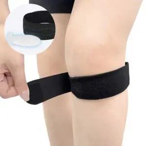슬개골 무릎 보호대 실리콘 내장 운동용 밴드