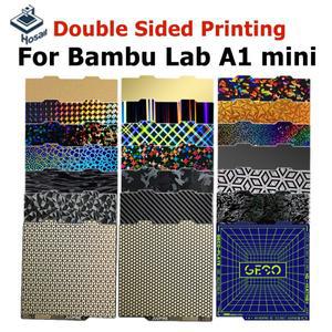 밤부랩 A1 미니 빌드 플레이트 텍스처드 PEI 시트 카본 파이버 스프링 스틸