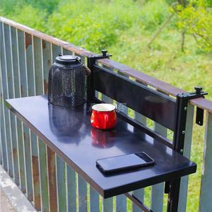 베란다 난간 테이블 야외 평상 데크 걸이식 바 테이블 다기능 야외용