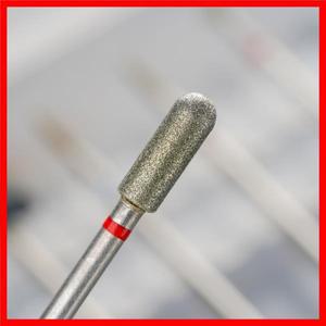 6개/대 다이아몬드 모래 네일 파일 드릴 큐티클 폴리싱 비트 그라인딩 헤드 아크릴 제거를위한 전기 매니큐