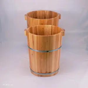 목욕탕물통 사우나양동이 온천 나무말통 고로쇠 욕실 바케스 히노끼통