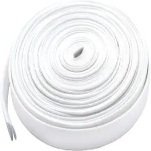 바이어스 테이프 ~ 1/2인치 와이드 이중 화이트 폴리 코튼 (10야드/팩) - 미국산