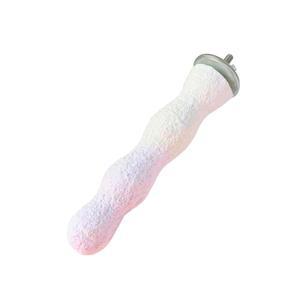 앵무새 새장용 부리 갈기 돌 거친 표면 고칼슘 미네랄 컬러 시멘트 퍼치 새장 액세서리(보라색, 산호색)를 위한 농어새