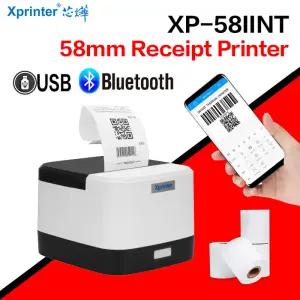 Xprinter 휴대용 USB 및 + 블루투스 바코드 프린터 열 영수증 안드로이드 IOS 티켓 POS 빌 머신 58mm
