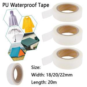 1 롤 길이 20 미터 너비 18/20/22mm 방수 PU 코팅 패브릭 솔기 씰링 테이프 핫멜트 수리 테이프