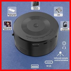 동일한 화면에 동시에 프로젝션할 수 있는 Android iOS 휴대폰에 적합한 휴대용 미니 사이즈 홈 프로젝터입