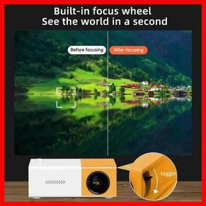 4K 초고화질을 지원합니다. 가정용 프로젝터, 어린이 침실용 미니 휴대용