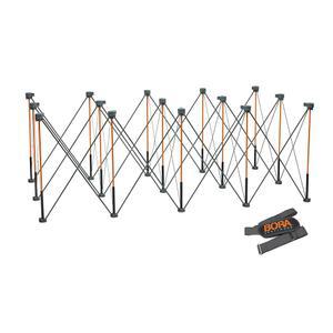 차고용 보라 지네 휴대용 작업대 접이식 작업대, 6000파운드, 4피트 x 8피트 용량, 36인치 높이, 스트랩, CT15