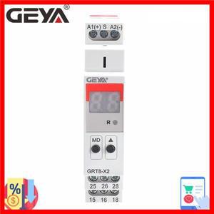 GEYA GRT8-X 디지털 설정 다기능 시간 릴레이 20 16A AC/DC12V-240V 광역 전압
