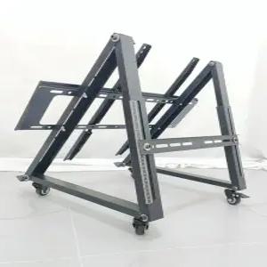 이동식 tv 거치대 회의실 바닥 모니터 낮은 바퀴 무빙 스마트 플로어 브래킷