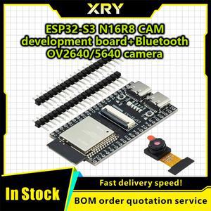 XRY ESP32-S3 N16R8 CAM 개발 보드 WiFi+블루투스 모듈 OV2640/5640 카메라 듀얼 TYPE-C