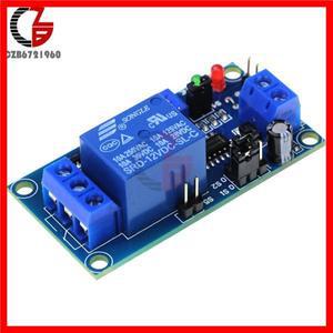 DC 12V 시간 릴레이 모듈 일반 개방 지연 타이밍 제어 스위치 조정 가능한 전위차계 LED 표시기
