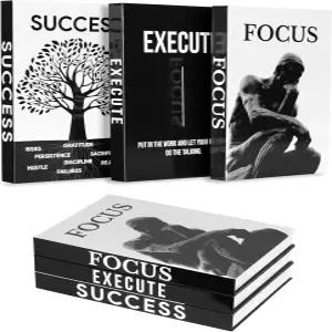 모던 홈 오피스 장식 선반 에스테틱 블랙 앤 화이트 인조/페이크 장식용 미니멀리스트 북 박스 커피 테이블