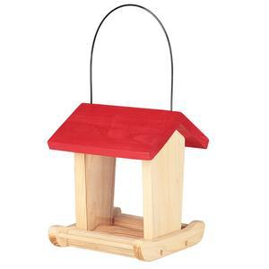 조류 새 원목 야외 피더 집 홀더 새모이통 먹이통 걸이 정원