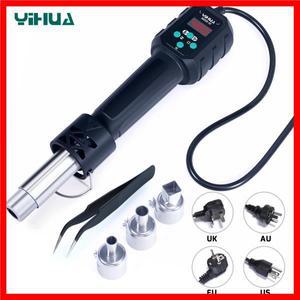 YIHUA 뜨거운 공기 총 온도 조절 가능 8858-IV 700W 납땜 재 작업 용접 스테이션 LCD 디지털 히트 건 BGA I