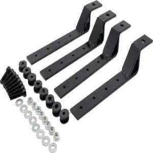 YHMOTO 오토바이 유니버설 새들백 마운팅 브래킷 조절 가능한 하드 키트