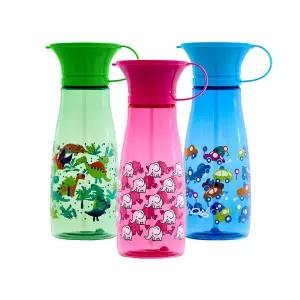 와우컵 어린이집 트라이탄 빨대컵 350ml 흘림방지 자기주도컵 아기컵