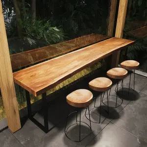 다찌 테이블 카페바테이블 원목 업소용 긴책상 술집