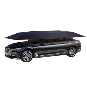 자동차 햇빛가리개 자동 차량용 양산 전동 4 8m 반자동 파란색 전자동