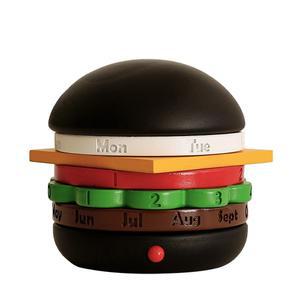 달력 햄버거 원목 영구 데코 기념일 선물 침실 수제버거 카페 디자인 블랙