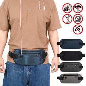 방수 야외 여행 벨트 지갑 RFID 차단 허리 가방 다기능 패니 팩 신호 RFID 차단 여권 홀더 가방