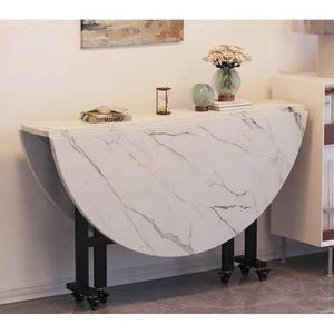 공간활용 접이식 원형 바퀴달린 라운드 원탁 간이 폴딩 1200 테이블