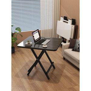 접이식사각테이블 간이테이블 테이블 탁자 간이 그레인 우드 블랙 90x90x74