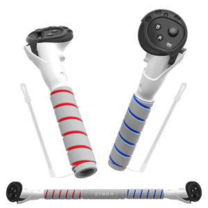 메타 퀘스트 3S/퀘스트 3 컨트롤러용 자이버 고릴라 태그 익스텐더, 비트 세이버 핸들, 골프 클럽 액세서리, VR 게이머 그립, 3S/3 강화 게임 액세서리용 조이스틱 익스텐션