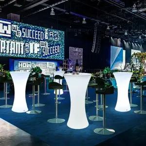 야외 원형 테이블 무드등 LED 조명 펍 스탠딩 탁자