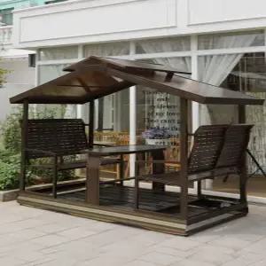 야외흔들의자 전원주택 스윙체어 놀이터 안뜰 그네의자